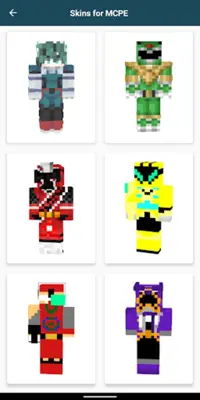 Superhero Skins for Minecraft android App screenshot 1