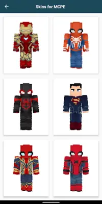 Superhero Skins for Minecraft android App screenshot 2