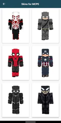 Superhero Skins for Minecraft android App screenshot 3