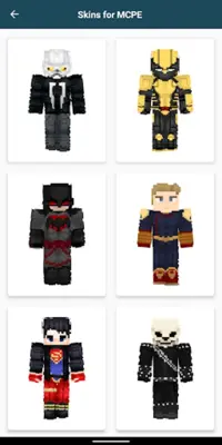 Superhero Skins for Minecraft android App screenshot 6