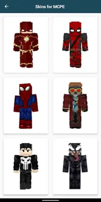 Superhero Skins for Minecraft android App screenshot 7